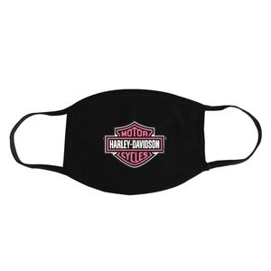Pink harley Davidson face mask